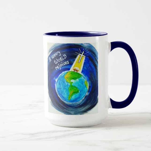 Un monde fatigué - Café Mug (Droite)