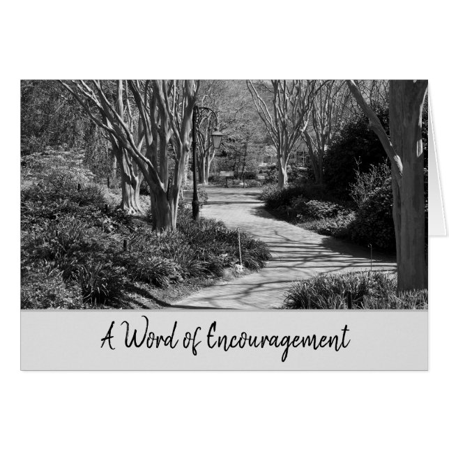 Un mot d'encouragement Bible Verse (Devant horizontal)