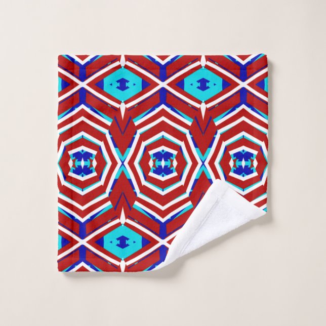 Un motif de conception d'impression de tissu multi (Gant de toilette)