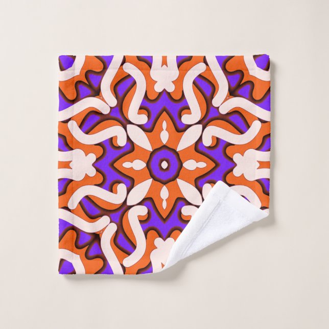 Un motif de conception d'impression de tissu multi (Gant de toilette)
