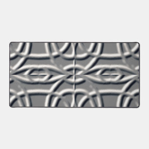 Un motif de design d'art en relief gris argenté un