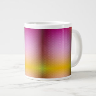 Un mug avec un design dégradé dans des nuances de