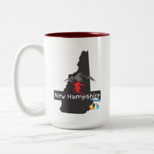 Un mug de voyageur de l'état sain du New Hampshire