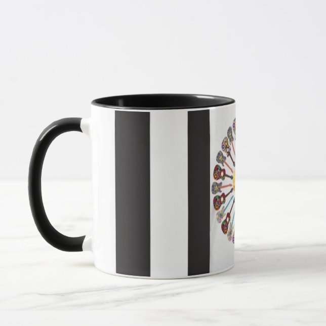 Un Mug inspiré des années 1960.. 60s Chanson Retro (Gauche)
