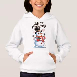 Un Noël enchanté : un bonhomme de neige souriant