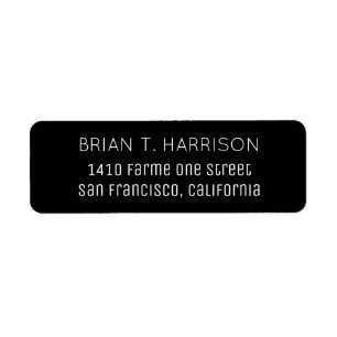 un noir simple