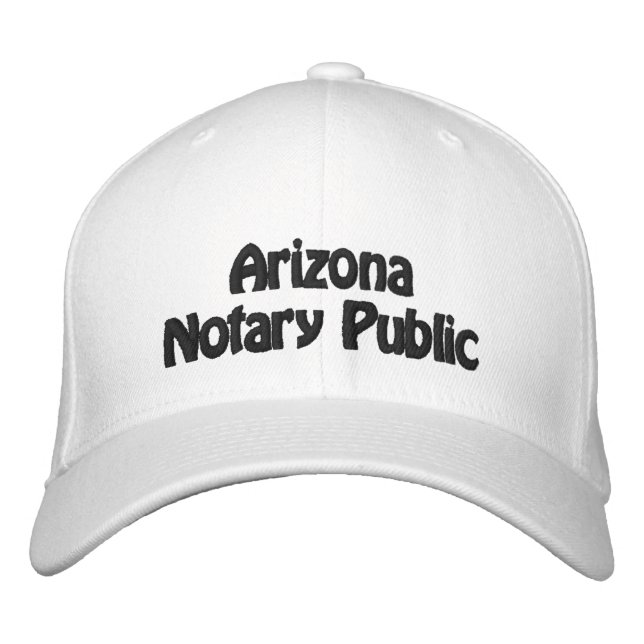 Un Notaire de l'Arizona, un Casquette de baseball  (Devant)