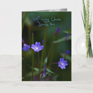 Un oncle affectueux, carte de sympathie