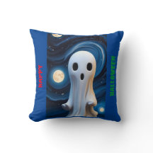 Un Oreiller À Jets D'Halloween Ghébatique