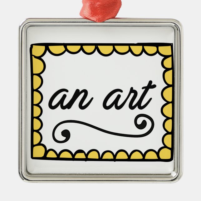 Un ornement de carré d'art (Devant)