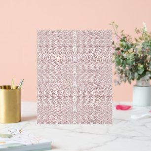 un papier peint rouge et blanc avec un motif dessu