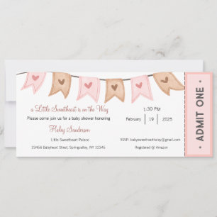 Un petit amour est sur le chemin Invitation