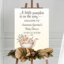 Un Petit Baby shower Boho Citrouille