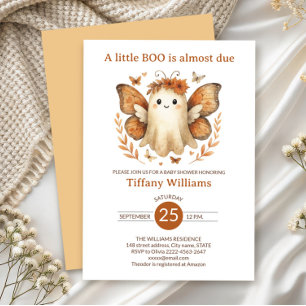 Un petit Boo Fairy fantôme Baby shower Invitation