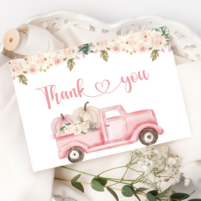 Un Petit Carte de remerciements Baby shower Citrou (Créateur téléchargé)