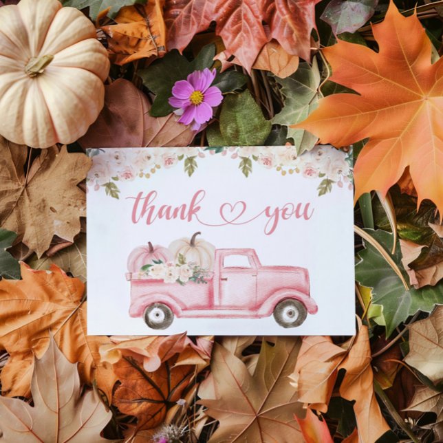 Un Petit Carte de remerciements Baby shower Citrou (Créateur téléchargé)