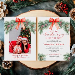 Un Petit Ensemble De Joy Baby shower Invitation