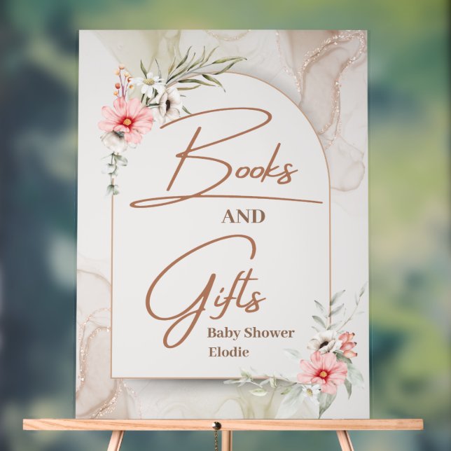 Un Petit Fleur sauvage Baby Girl Douche Élégant (Neutre)