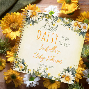 Un petit livre d'hôtes de Baby shower floral un pe