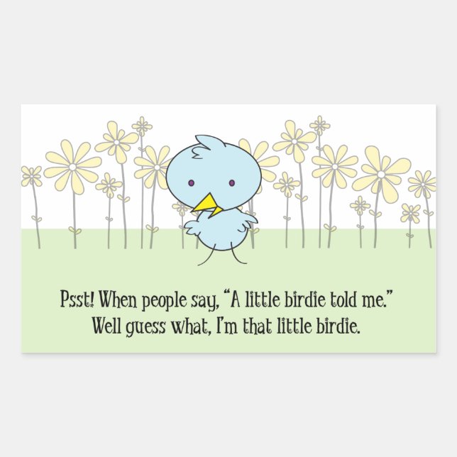 Un Petit Oiseau M'A Dit Des Stickers (Devant)