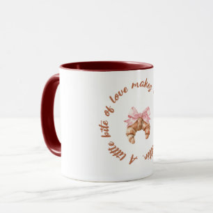 Un Petit Peu d'Amour Mug Féminin Adorable