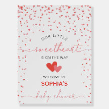 Un petit temple d'Affiche de bienvenue de Baby sho