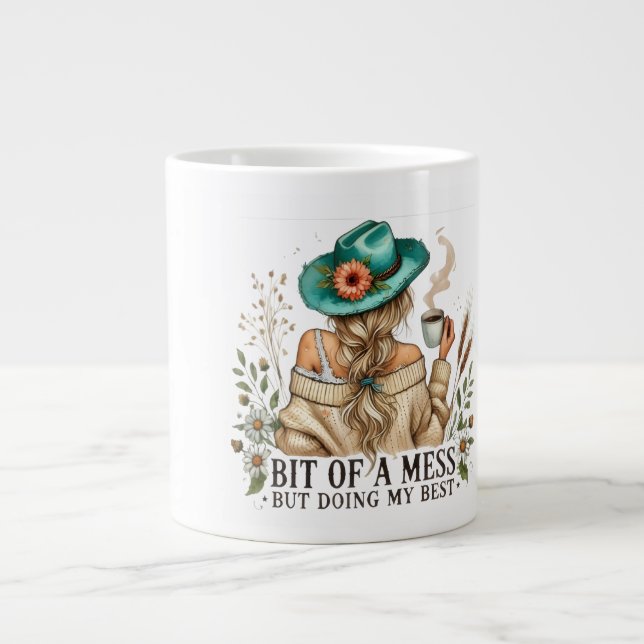 Un peu en désordre mais je fais de mon mieux Tasse (Devant)
