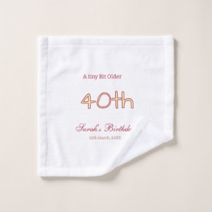 un peu plus vieux 40e anniversaire jaune maron gra