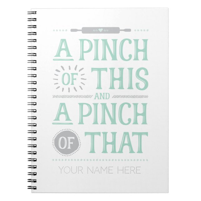 Un Pinch De Ce Livre De Recettes (Devant)