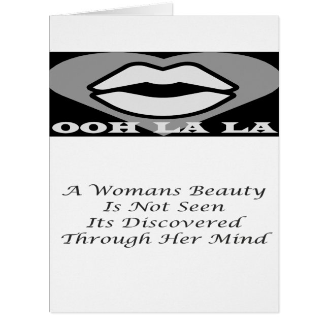 Un poème de message de beauté pour les femmes (Devant)