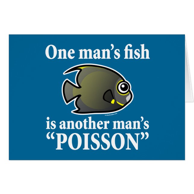 Un poisson de l'homme, Poisson d'un autre homme (Devant horizontal)