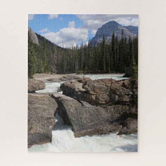 Un pont naturel dans les Rocheuses Jigsaw Puzzle (Vertical)