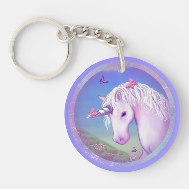 Un Porte - clé de paradis pourpre (Devant)