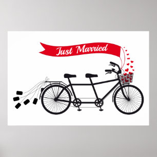 Un poster marié, un tandem mariage