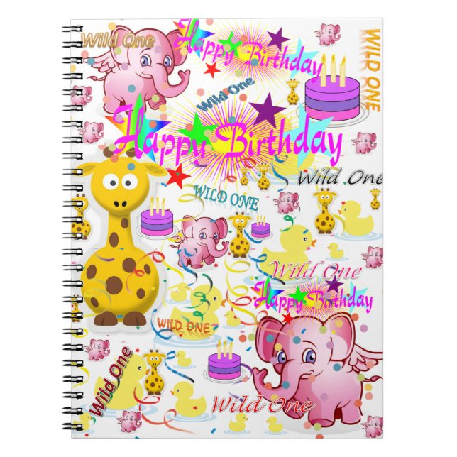 Un premier Carnet d'anniversaire sauvage (Devant)