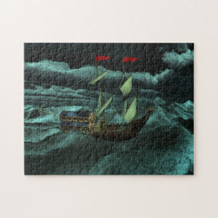 Un puzzle marin sauvage et orageux
