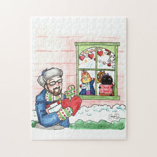 Un rare aperçu du mystérieux puzzle Mailman (Vertical)