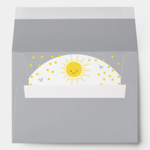 Un rayon de soleil Enveloppe Baby shower été solei