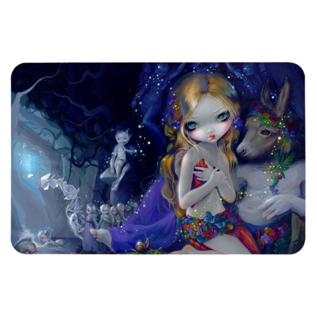 "Un rêve de nuit d'été" Flex Magnet (Horizontal)