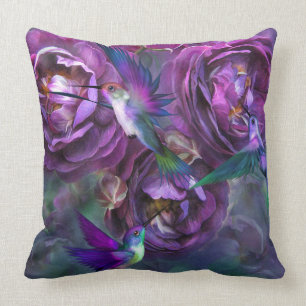 Un rose appelé coussin de décorateur d'art de