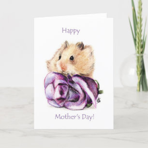 Un Rose pour les cartes de la Fête des Mères de ma