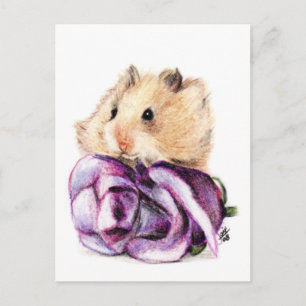 Un Rose pour les cartes postales Mama