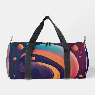 Un sac à couture à impression avec des boules cosm