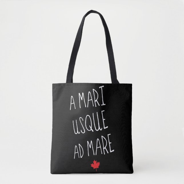 Un sac d'épicerie Mari Usque Ad Mare, Canadien (Devant)