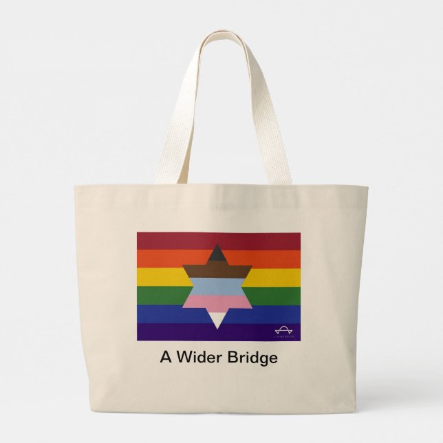 Un Sac fourre-tout à drapeau de pont plus large (Dos)