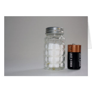 Un sel et une batterie