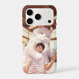 Un selfie avec le géant duveteux
