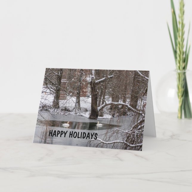 UN SITE CALME/BEAU POUR LA CARTE DE NOËL (Devant)