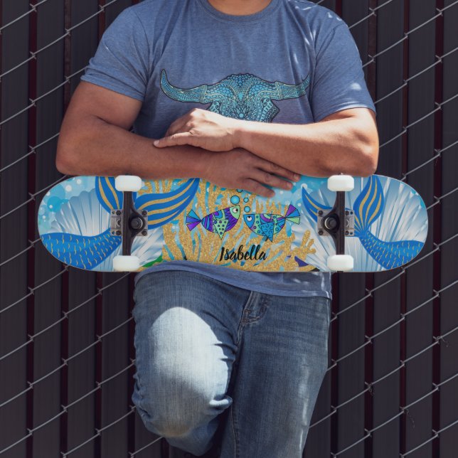 Un skateboard de vie de sirène d'Imaginaire (Extérieur 3)