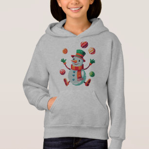 Un Snowman bizarre qui jongle